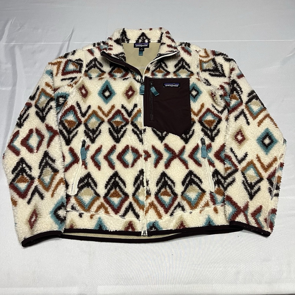 Patagonia Classic Retro-X Fern Dell Jacket Unisex Full Zip Women's Size Small